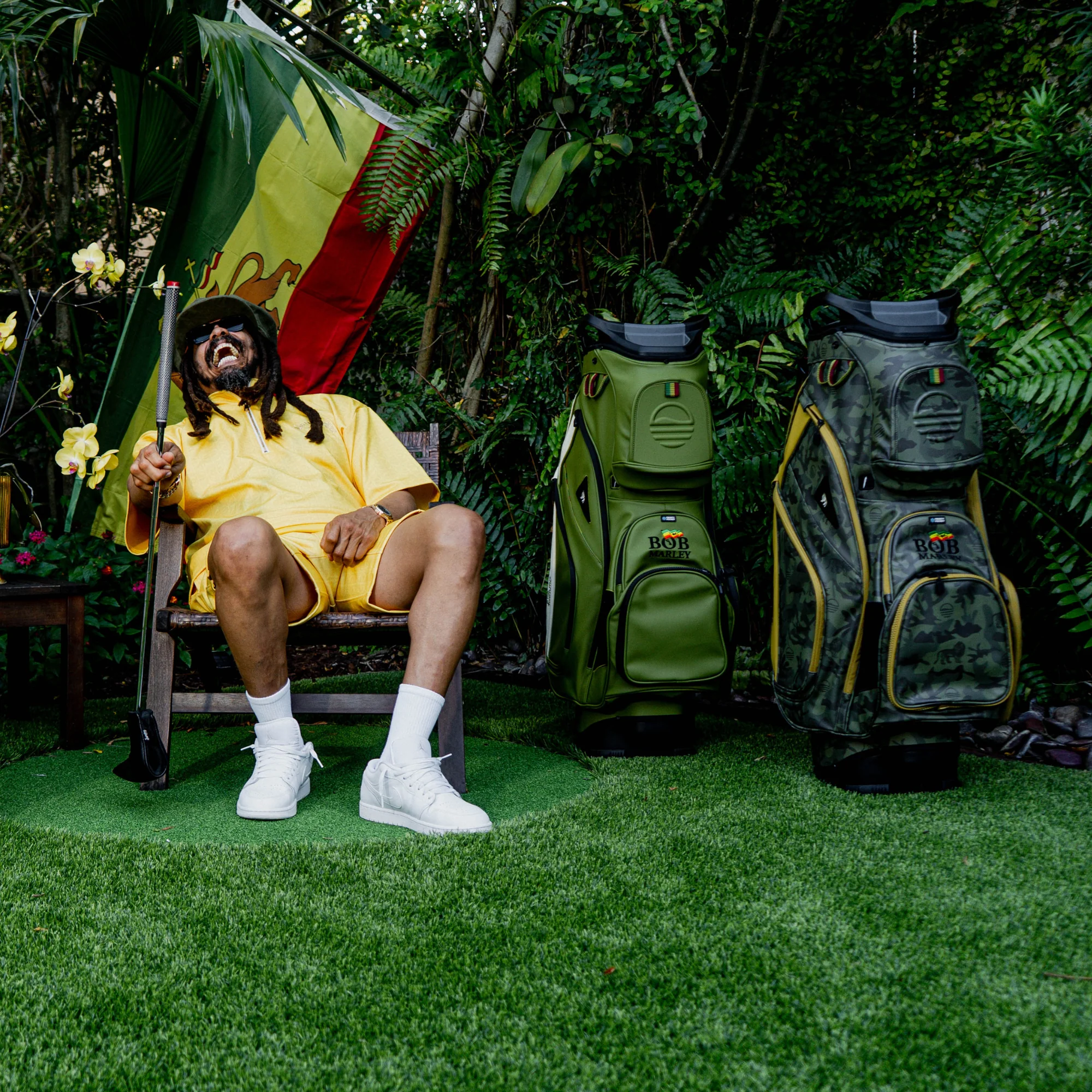 Big Rig | Bob Marley Camo Cart Bag - Image 15