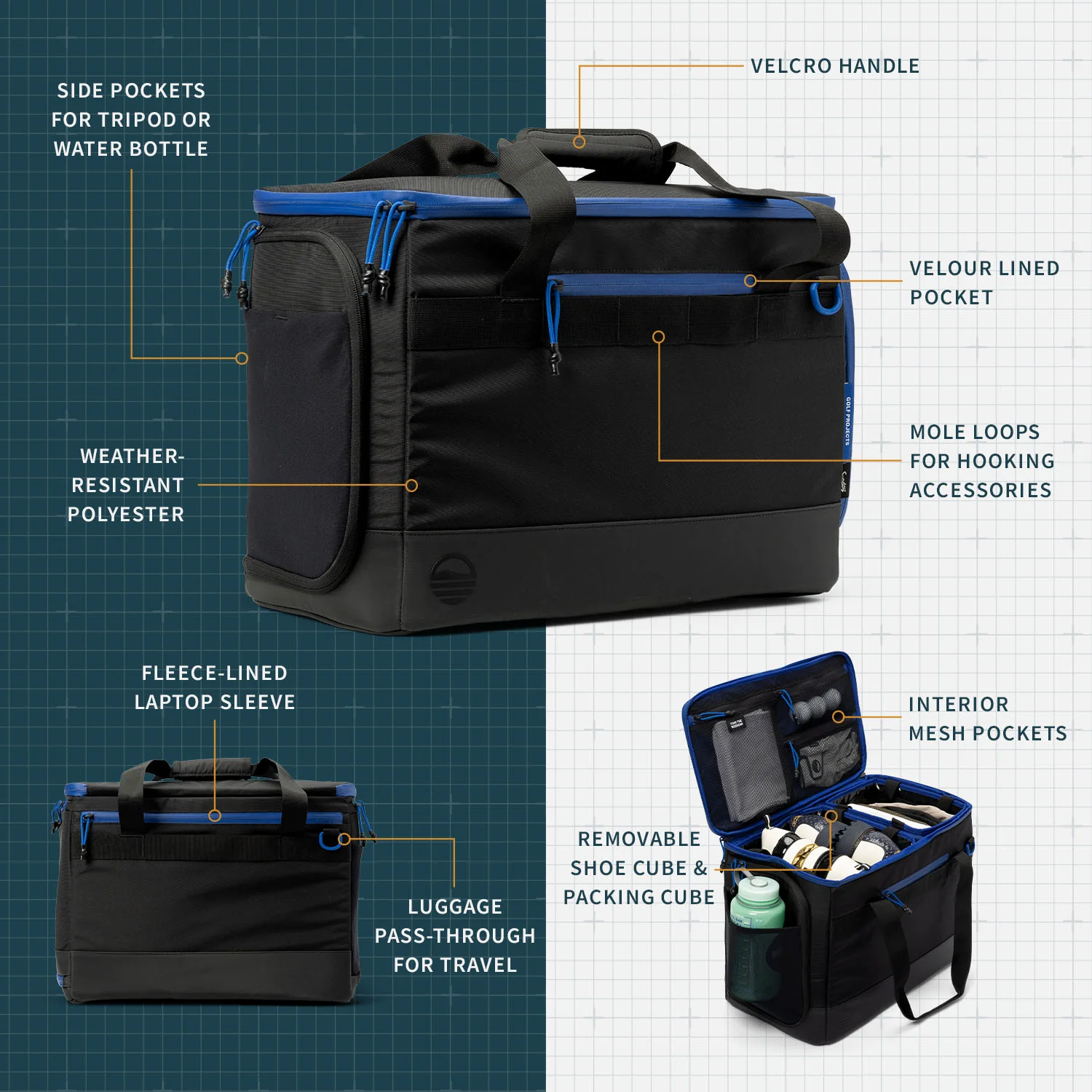 Camera Utility Duffel Bag | Black - Image 5