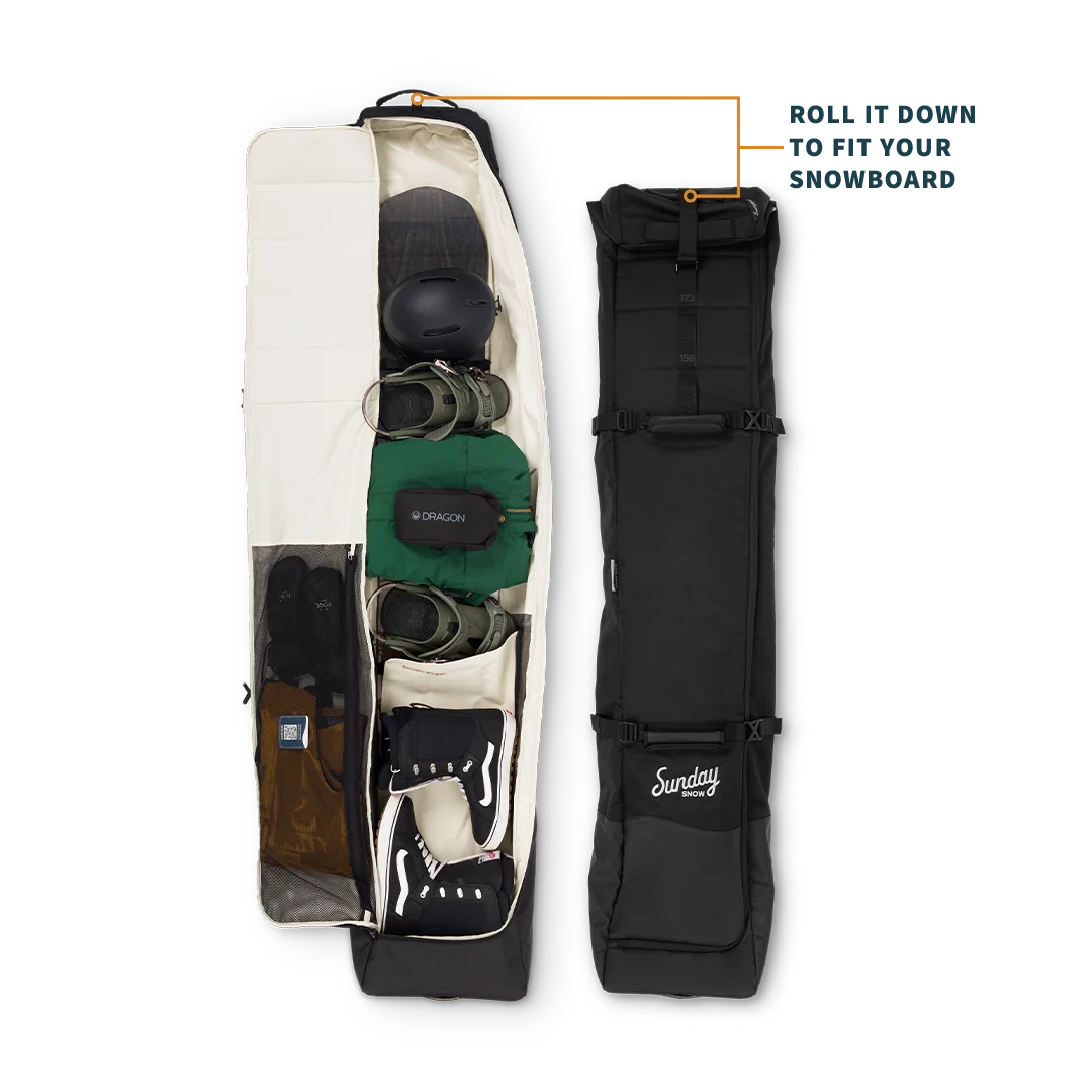 Drifter Ski Travel Bag | Black - Image 3