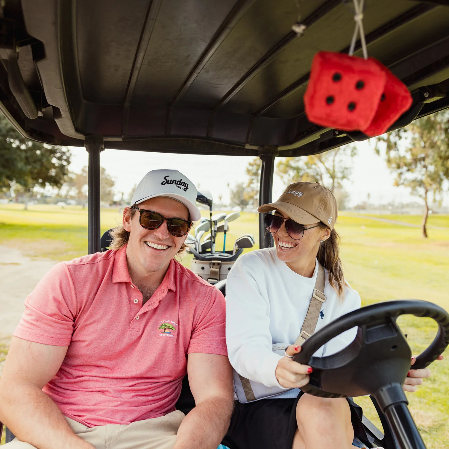 Sunday Golf Rope Hat | White & black - Image 6