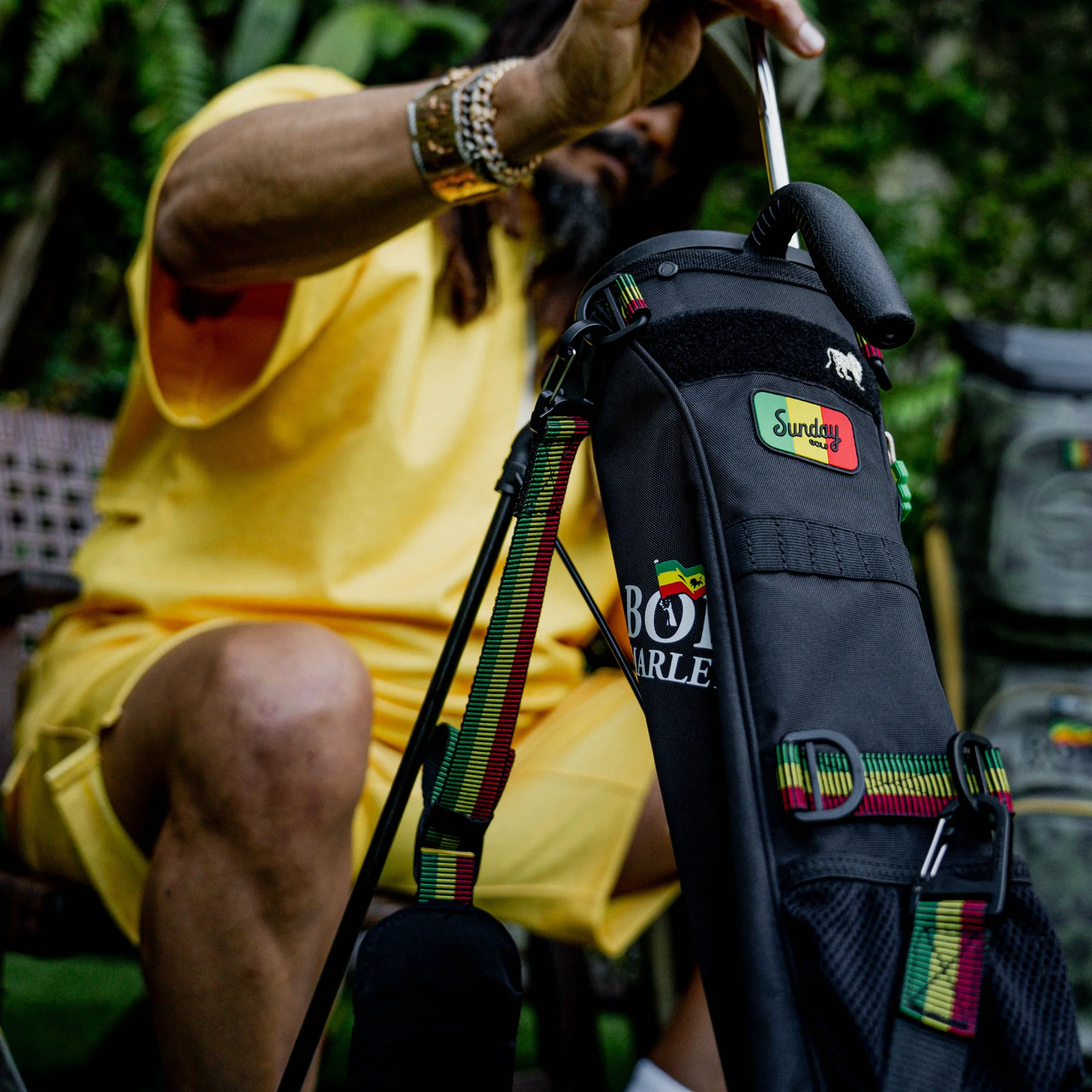 Loma | Bob Marley Rasta Par 3 Bag - Image 9