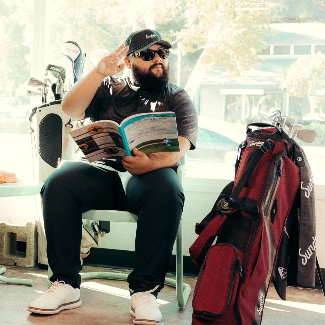 Porter Lite Golf Hat | Black - Image 6