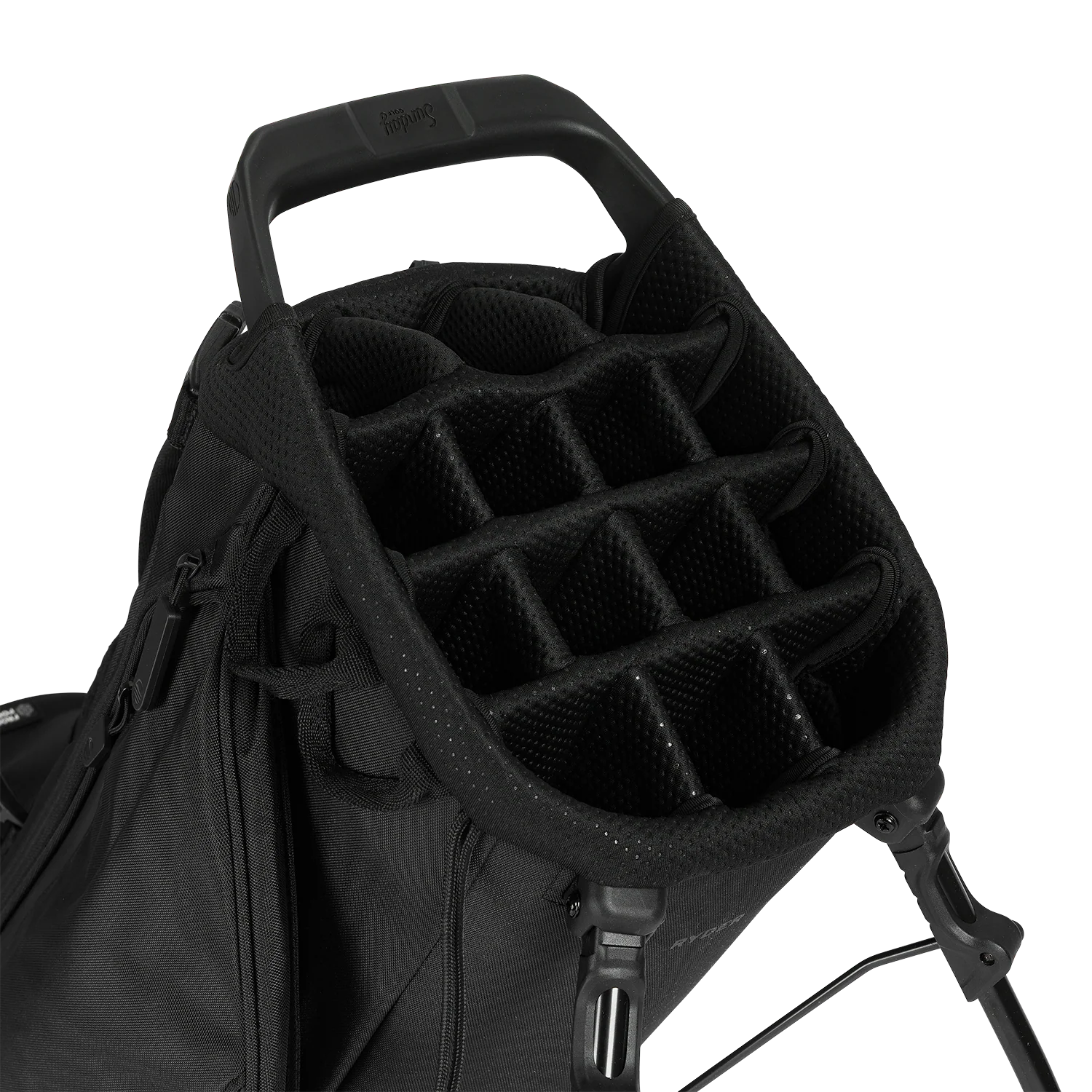 Ryder 14 | Matte Black Full Size Stand Bag - Image 3