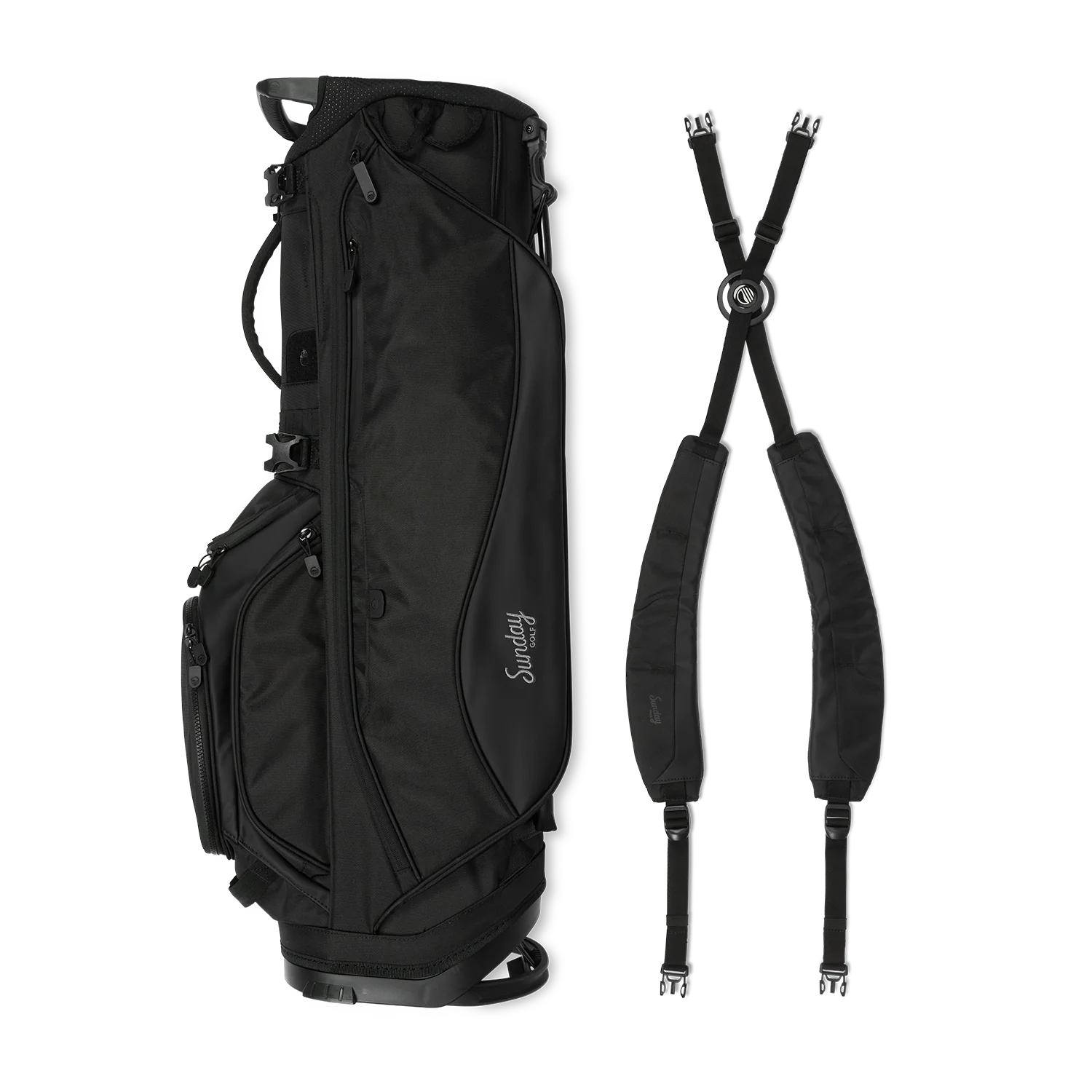 Ryder 14 | Matte Black Full Size Stand Bag - Image 5