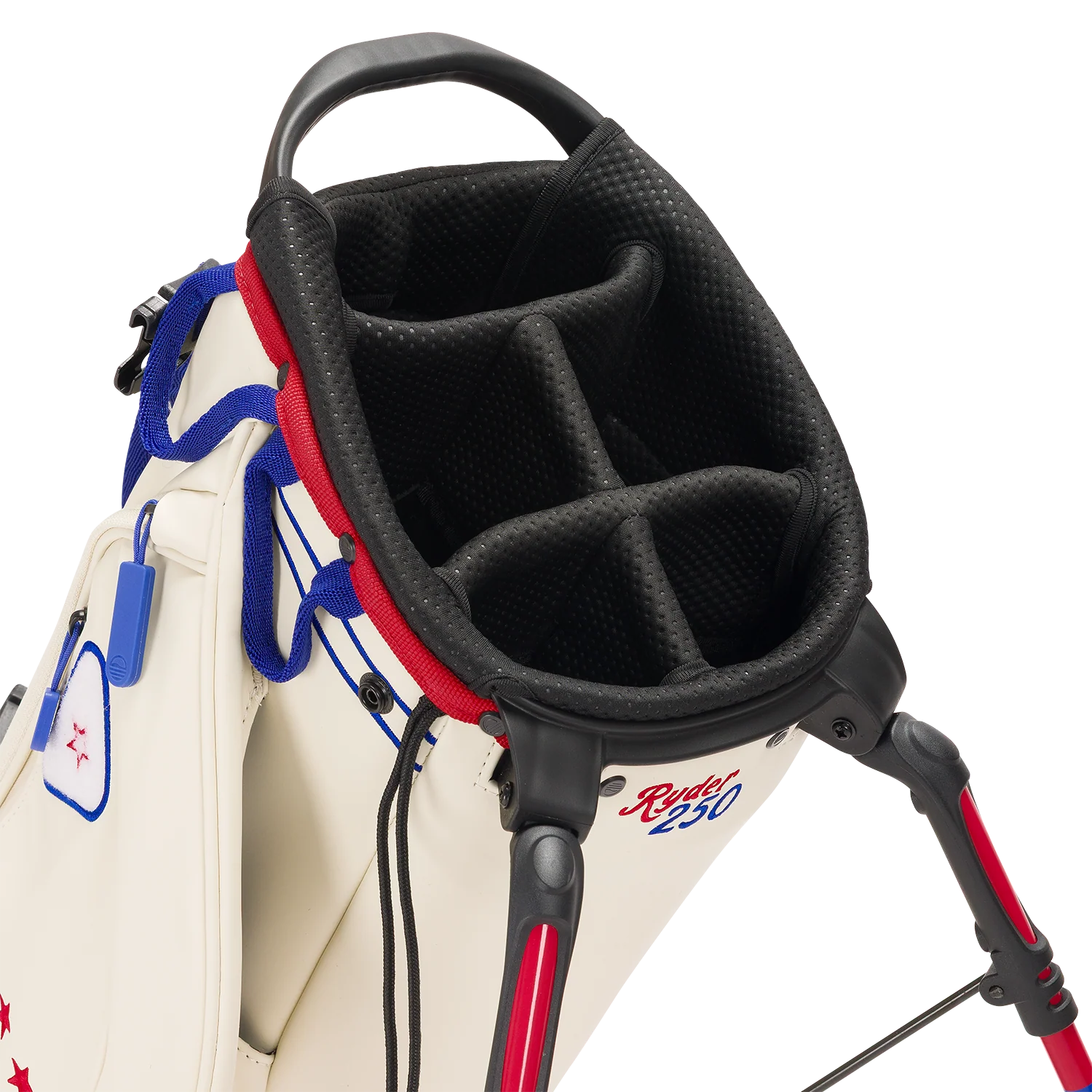 Ryder 250 | Cream Vegan Leather Full Size Stand Bag - Image 6