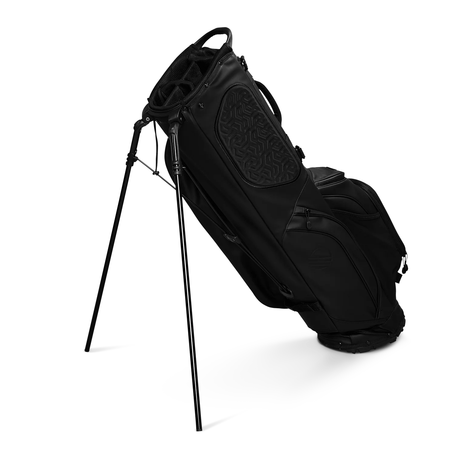 Ryder S-Class | Black Vegan Leather Full Size Stand Bag - Image 3