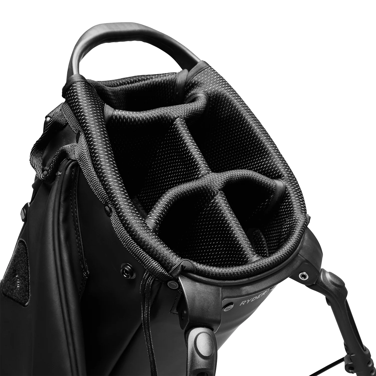 Ryder S-Class | Black Vegan Leather Full Size Stand Bag - Image 6