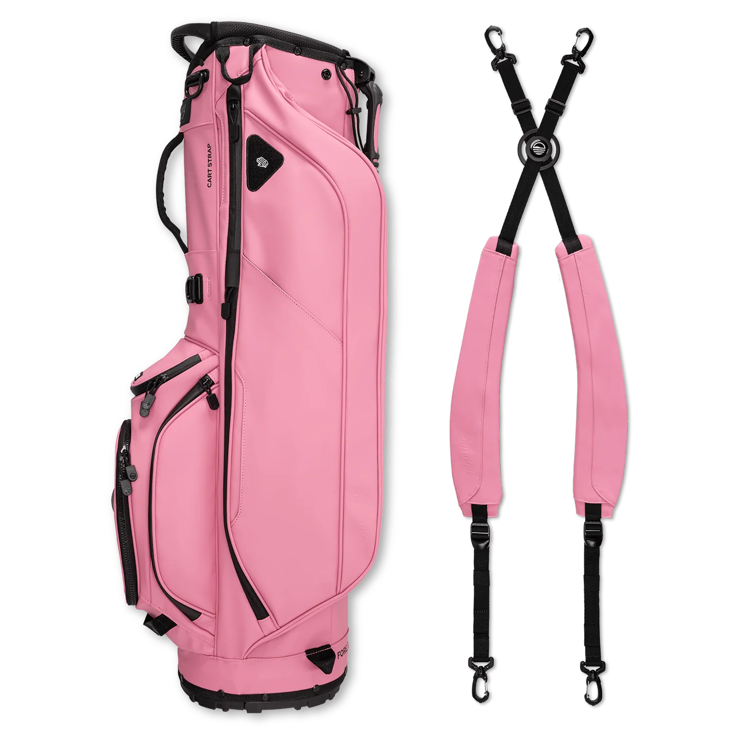 Ryder S-Class | Dusty Pink Vegan Leather Full Size Stand Bag - Image 4
