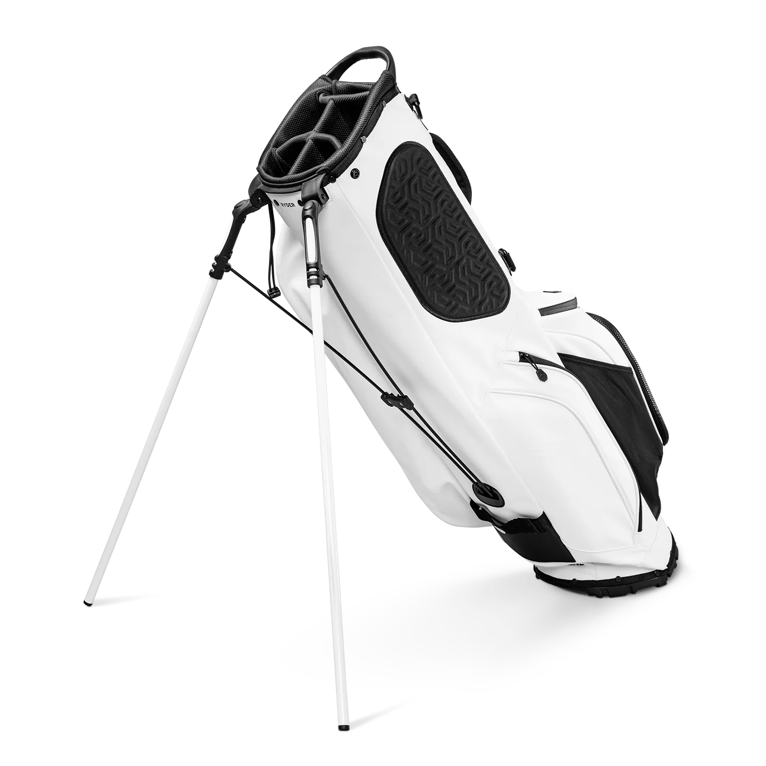 Ryder S-Class | White Vegan Leather Full Size Stand Bag - Image 3