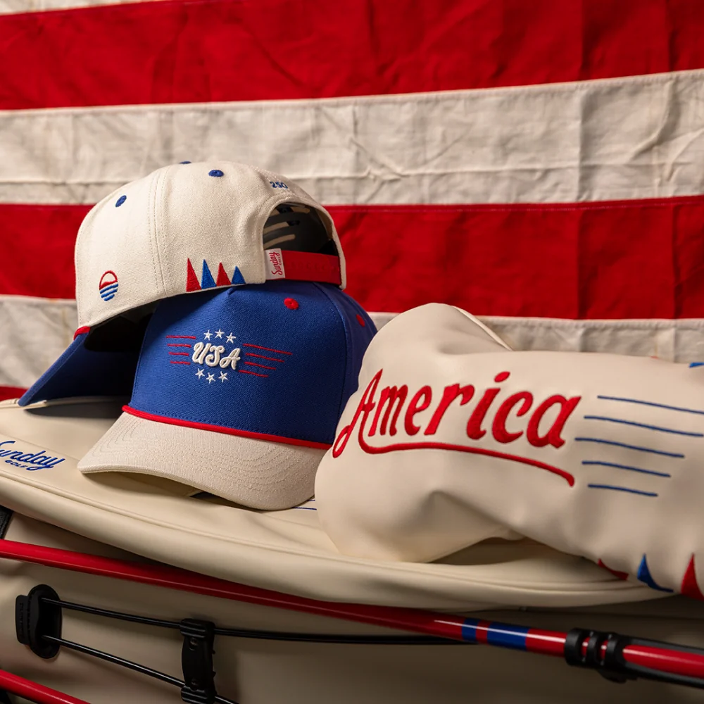 Sunday Golf Rope Hat | USA 250 (Cream) - Image 5