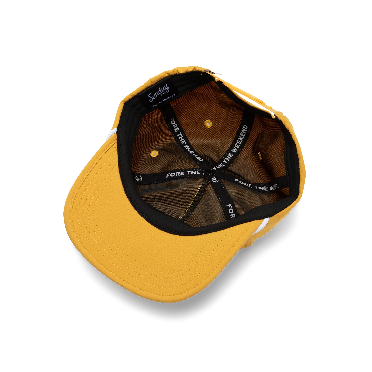 Sundaze Crushable Rope Hat | Mustard - Image 3