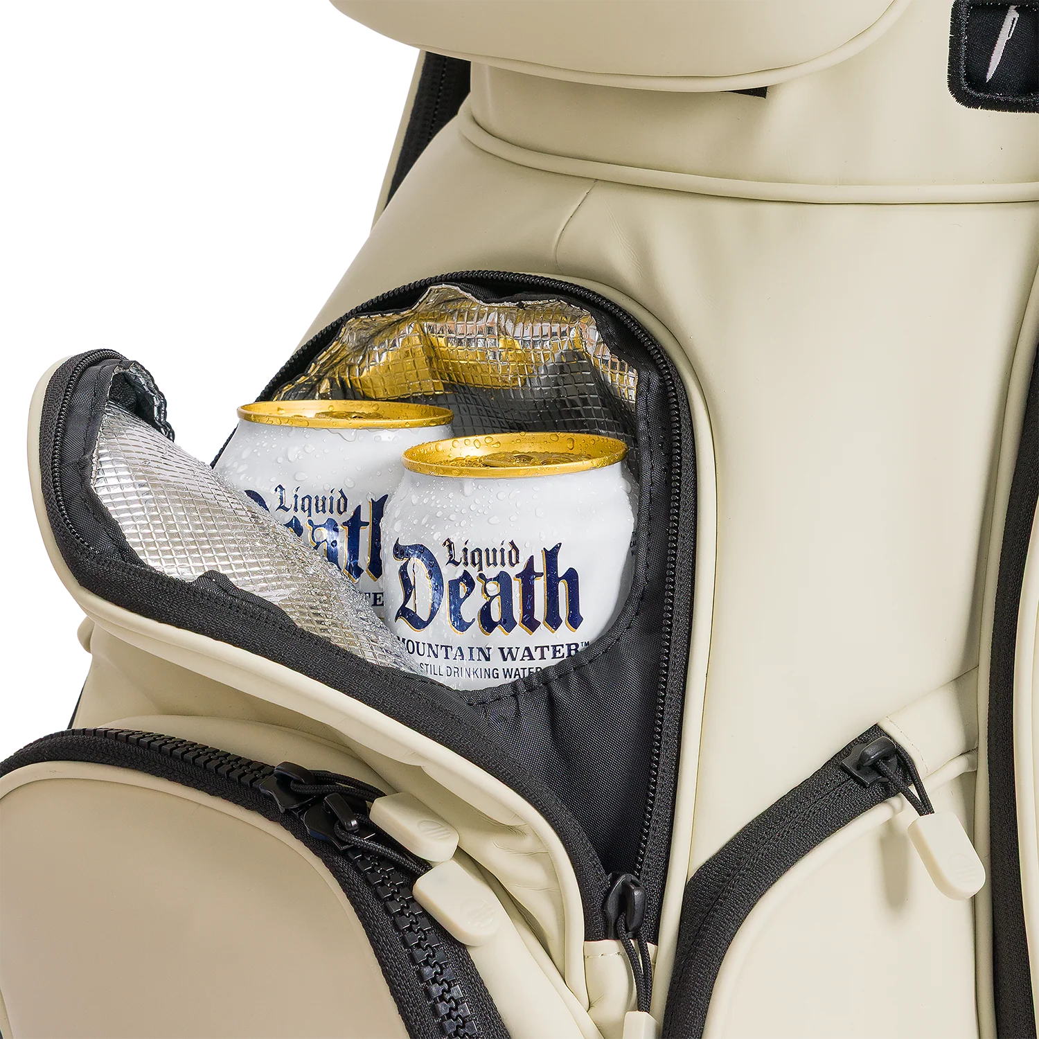 Big Rig S-Class | Cream Vegan Leather Cart Bag - Image 5