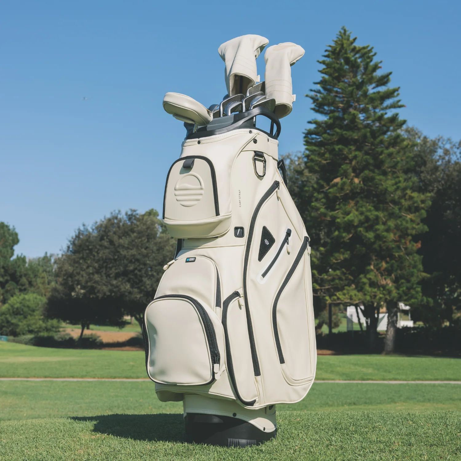 Big Rig S-Class | Cream Vegan Leather Cart Bag - Image 7