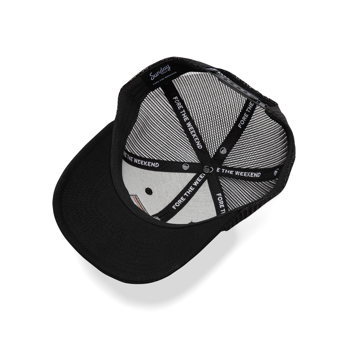 Trucker Golf Hat | Black - Image 3